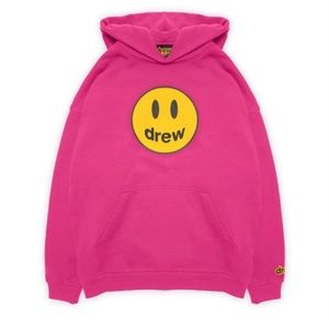 Hot pink drew hoodie